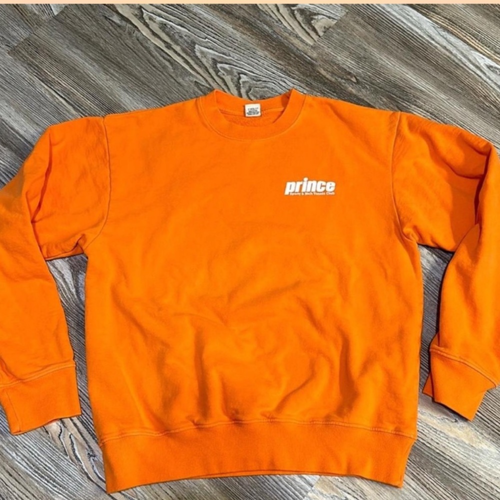 Sporty & Rich Orange Crewneck Sweater